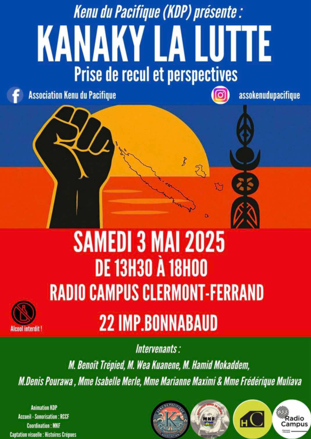 affiche kanaky la lutte